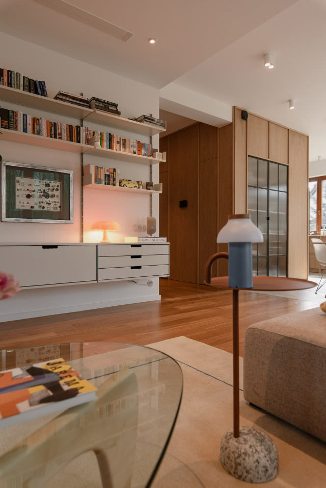 oświetlenie w salonie