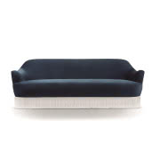 Sofa Gilda Fringe obita bawełnianym...