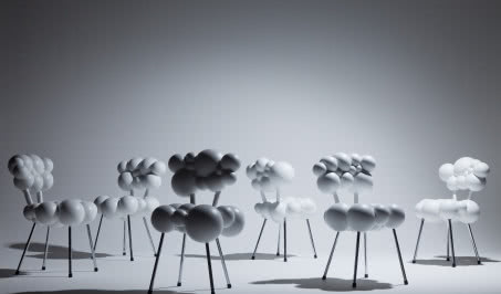 Design inspirowany jajem - w sam raz na Wielkanoc! Obłe meble i dodatki