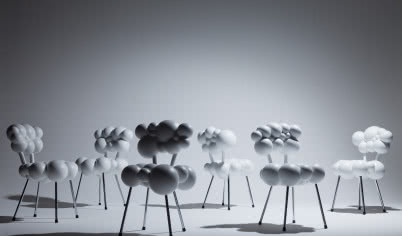 Design inspirowany jajem - w sam raz na Wielkanoc! Obłe meble i dodatki