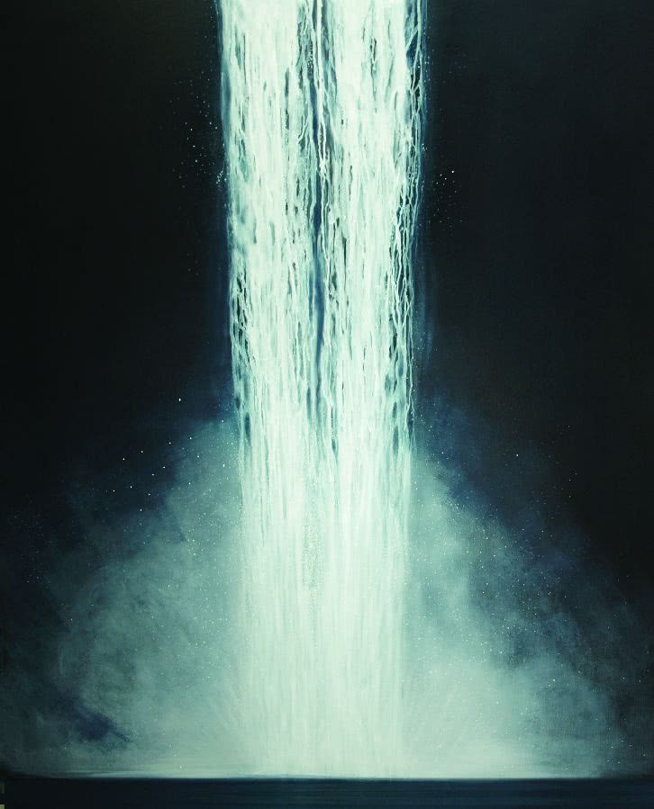 Katarzyna Celek, "Wodospad" , 2013, olej,...