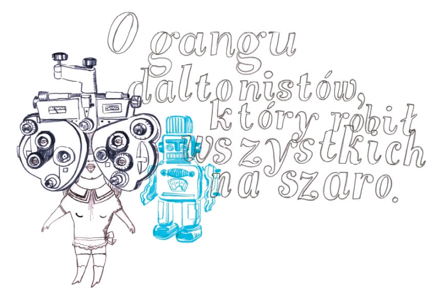 Ola Cieślak. Plakat do książki "Złe sny", 2011