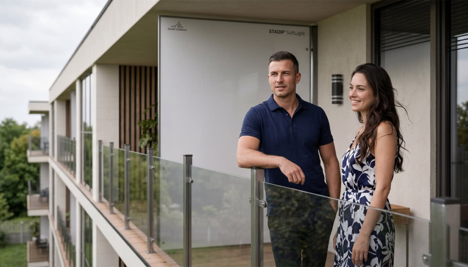 Nowość Saint-Gobain Glass: STADIP® SoftLight do przegród balkonowych