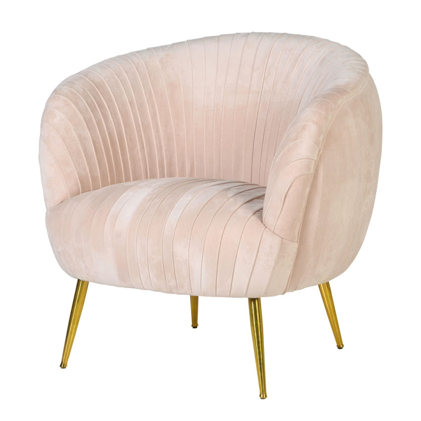 Fotel tapicerowany aksamitem Marylin, Audenza 