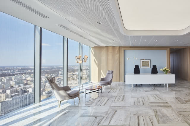 Warszawski biurowiec wnętrze