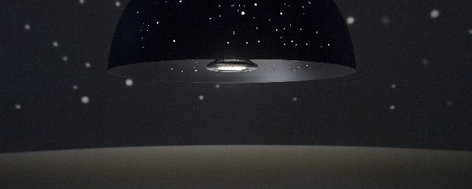 Niebo na suficie - lampa-planetrium