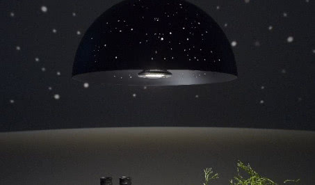 Niebo na suficie - lampa-planetrium
