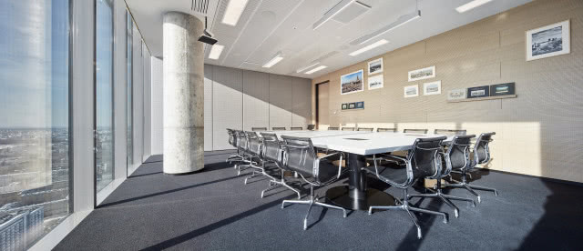 Warszawski biurowiec wnętrze