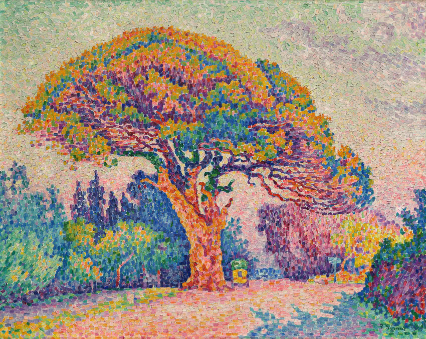 Paul Signac, "Sosna w Saint Tropez"