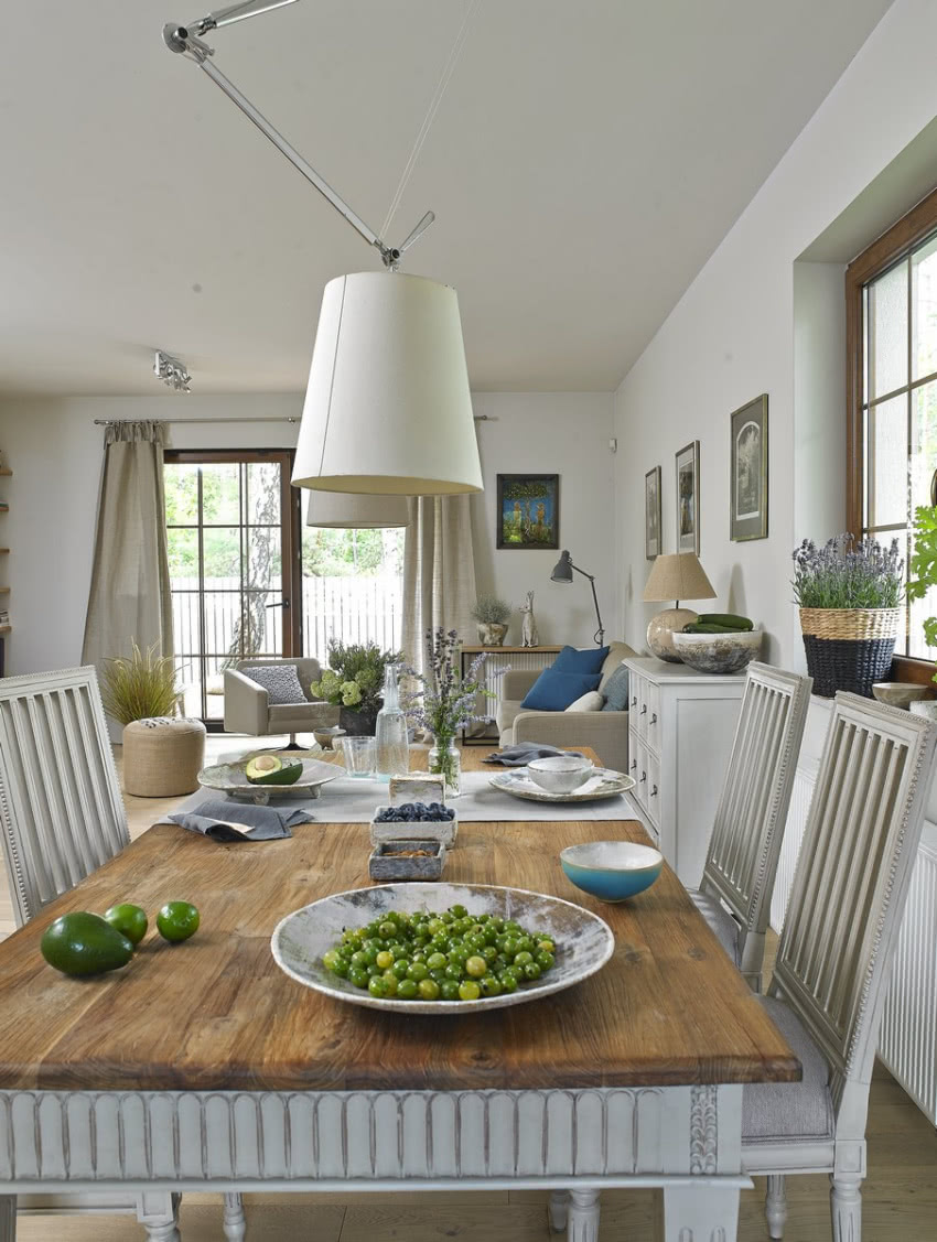 Charakterystyczny klimat domu tworzy ceramika...