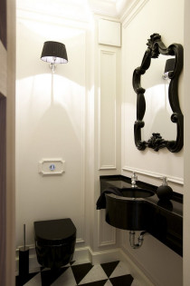 Mieszkanie w stylu prowansalskim - toaleta