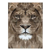 Grafika geometryczny lew, A4, MERCADO LIVRE, 39 zł