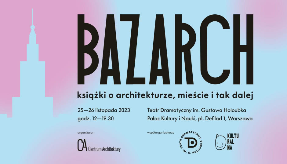 Targi książki o architekturze już 25 listopada w Warszawie!