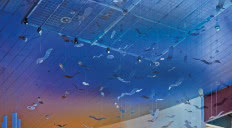 Szkło w ruchu - instalacja w DOMOTECE, która zamienia materię w spektakl