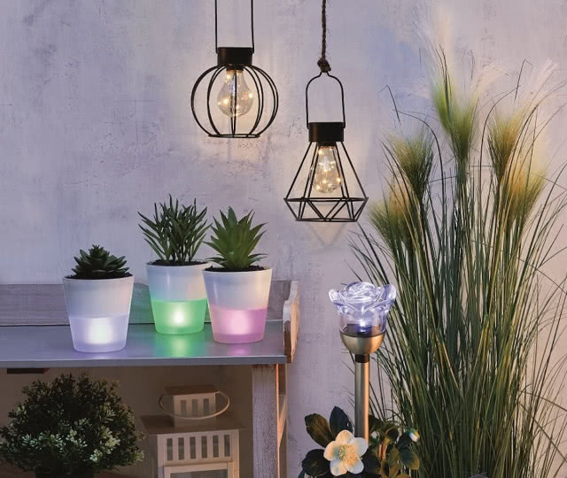 lampki na balkon