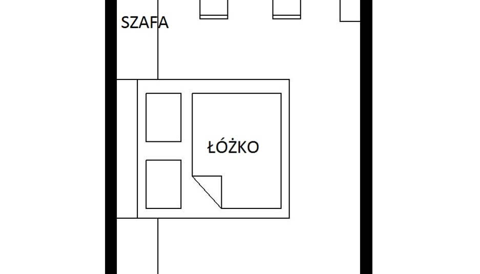 Sypialnia z 2 miejscami do pracy