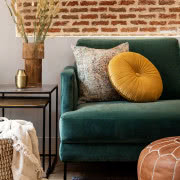 Od progu widać w tym domu inspiracje
naturą i...