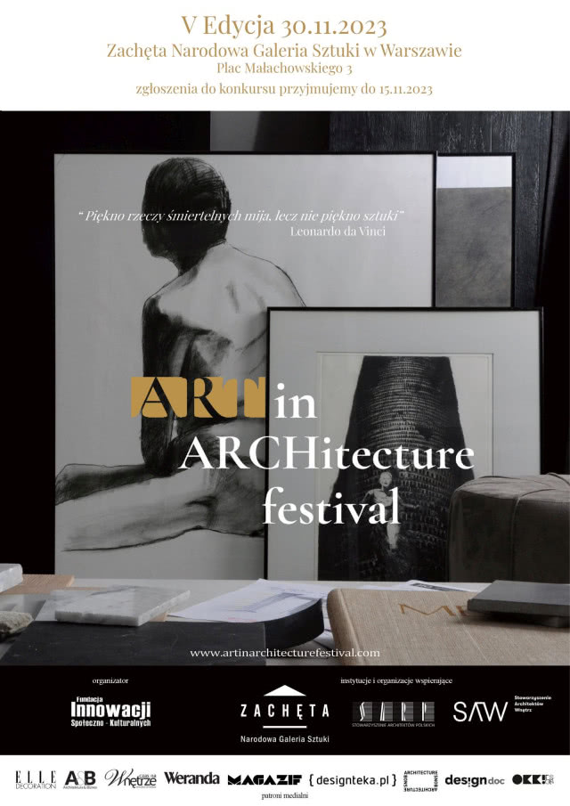 Konkurs ART in Architecture plakat
