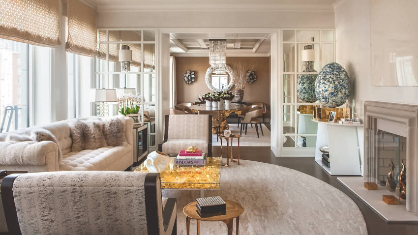 W tym wnętrzu w stylu nowojorskim przyciągają...