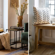 Od progu widać w tym domu inspiracje
naturą i...