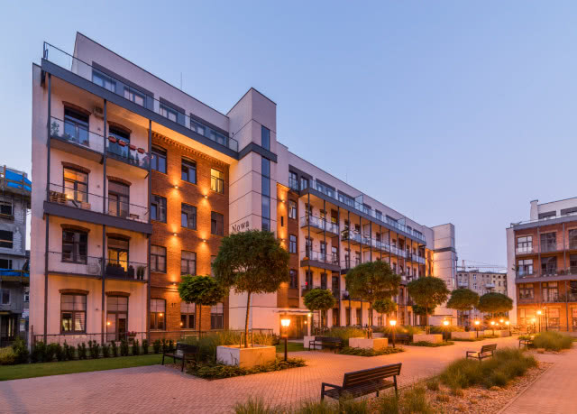 Budynek osiedla Nowa Papiernia