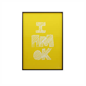 Grafika „I'm OK”, 105 zł, WESTWING