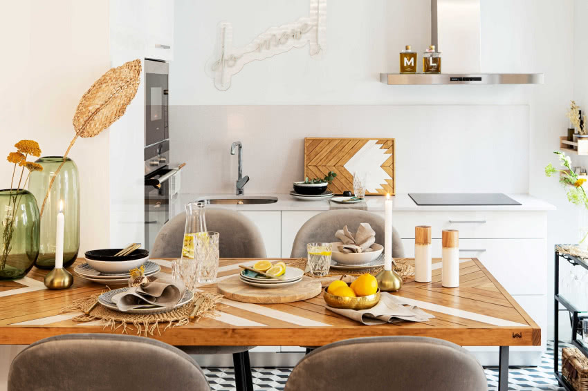 Marta nie lubi wiszących szafek kuchennych,...