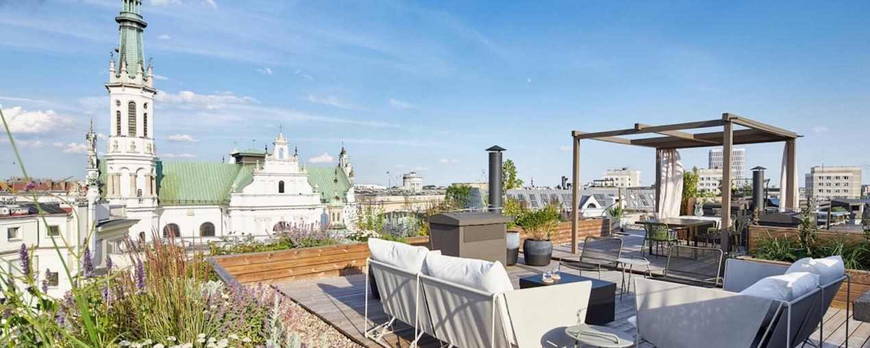 Luksusowy apartament z tarasem na dachu. Wnętrze i widok zachwycają!