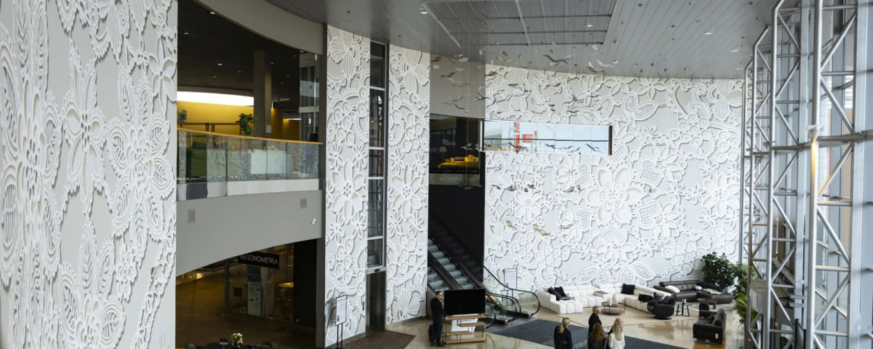 NeSpoon w DOMOTECE - wyjątkowe spotkanie z artystką i kulisy jej „koronkowych” murali już 27 kwietnia