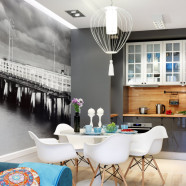 Turkus, fototapety i szczypta Orientu - mieszkanie w Sopocie