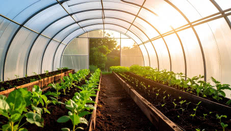 Tunel foliowy przez cały sezon - jak dbać o wietrzenie, podlewanie i ochronę roślin?