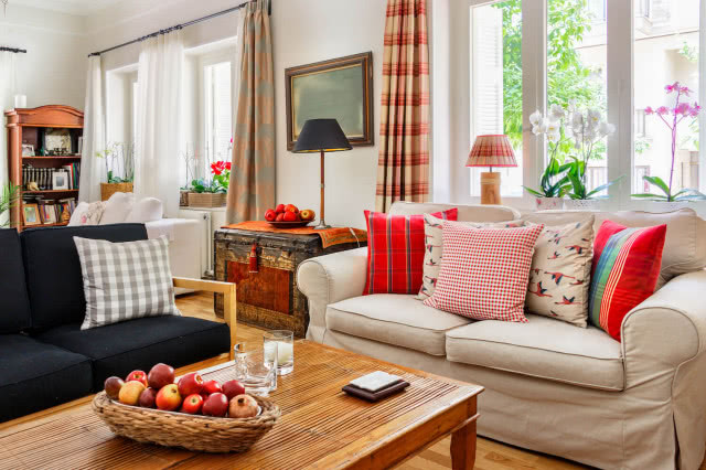 salon w stylu angielskim