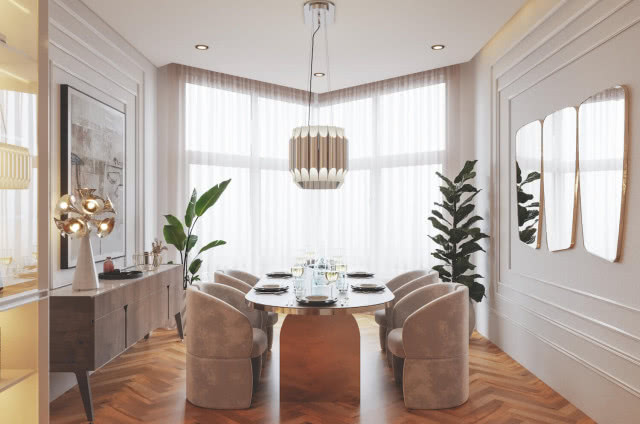 jadalnia w stylu nowojorskim