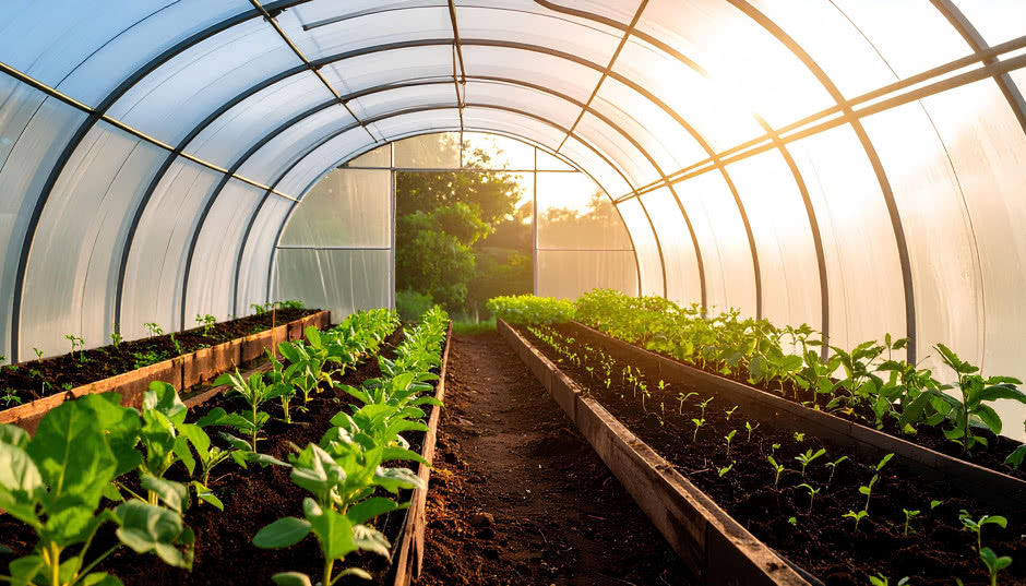 Tunel foliowy przez cały sezon - jak dbać o wietrzenie, podlewanie i ochronę roślin?