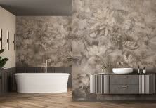 Elegancja w łazience - tapety Lorenso w nowoczesnych wnętrzach 