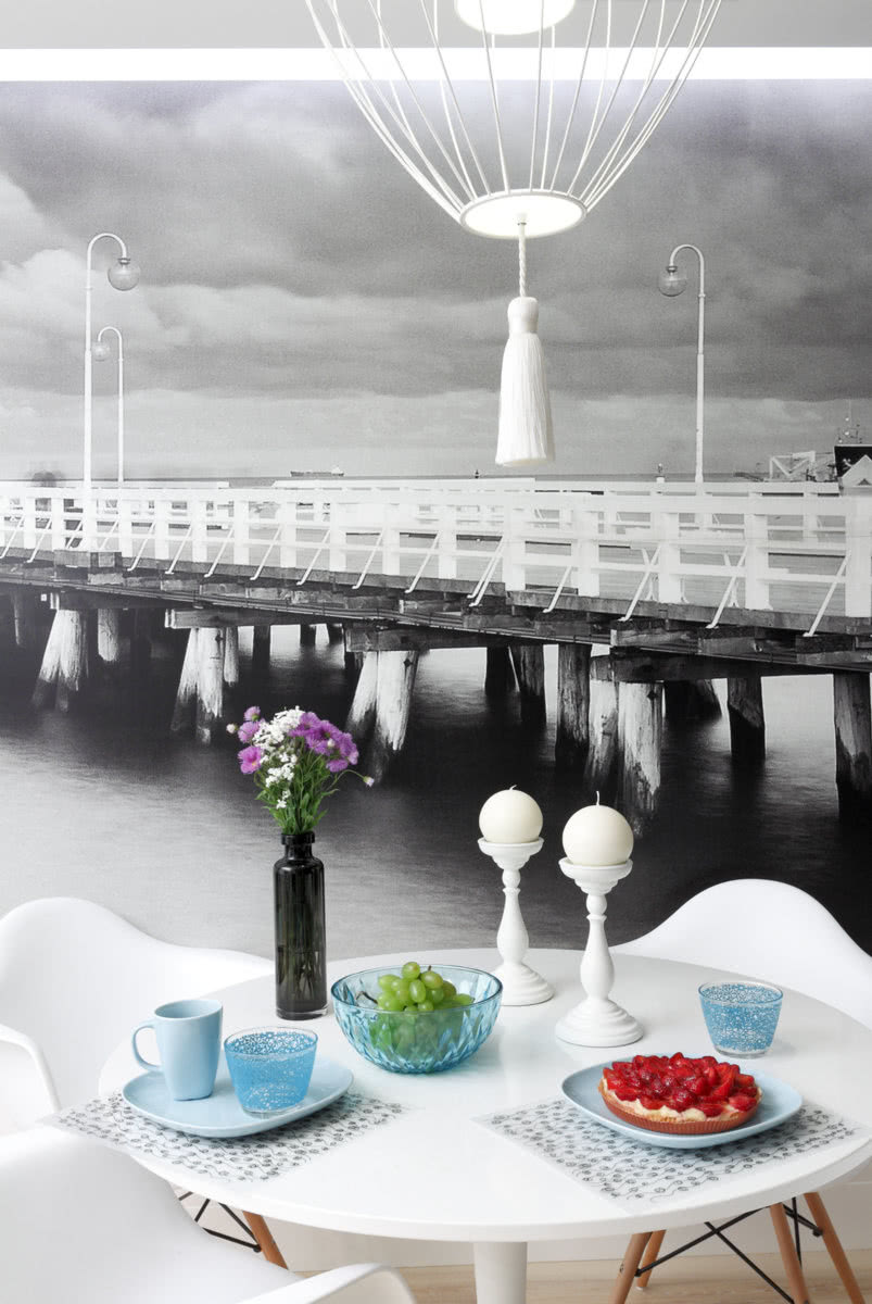 Sopockie mieszkanie i motyw sopockiego molo na...