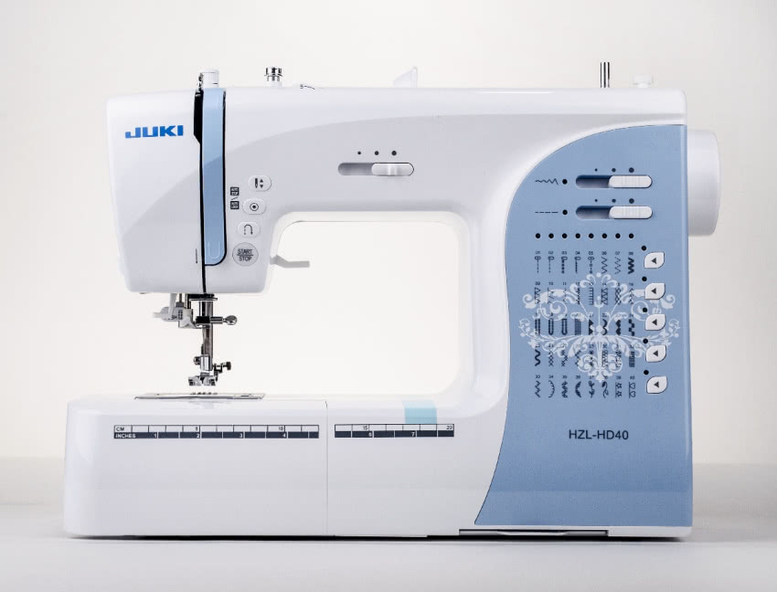 Japońska maszyna do szycia o ciekawym designie...