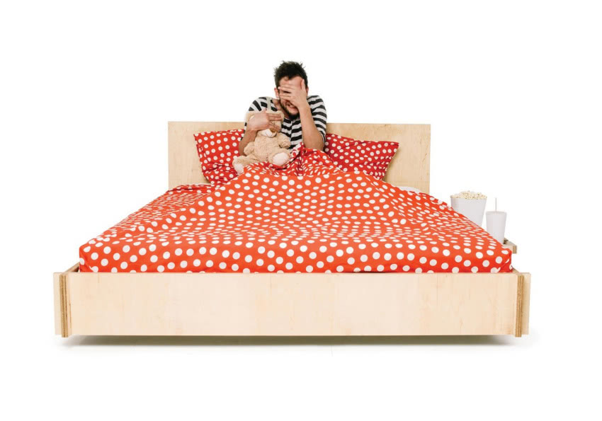 Łóżko Telewidz, design Śnimisie