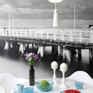 Turkus, fototapety i szczypta Orientu - mieszkanie w Sopocie