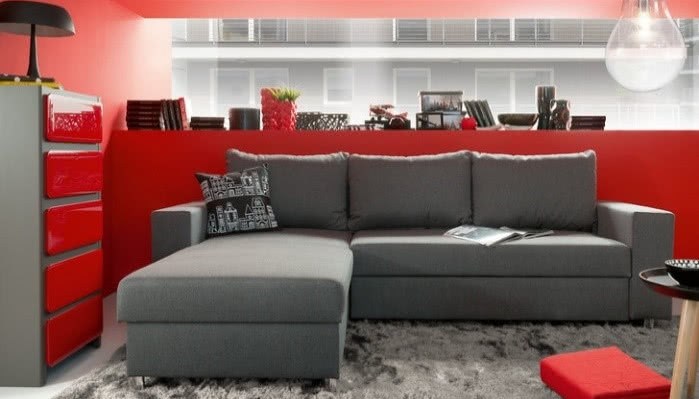 Sofa narożna - funkcjonalny mebel do salonu