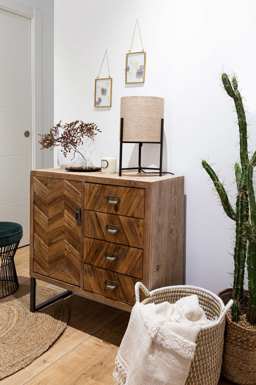 Od progu widać w tym domu inspiracje
naturą i...