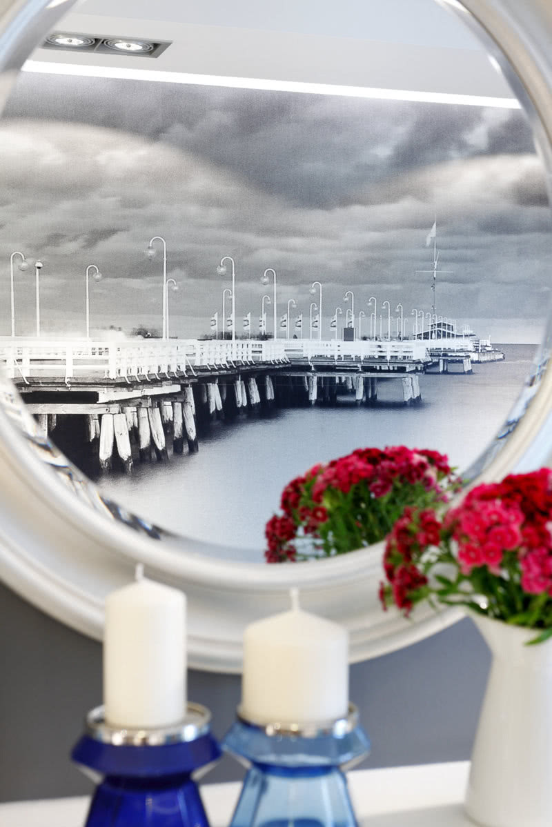 Dekoracja nad "kominkiem"