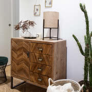 Od progu widać w tym domu inspiracje
naturą i...