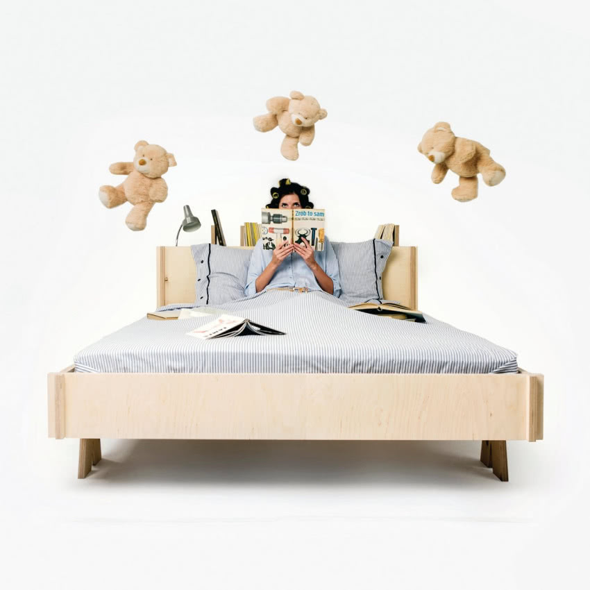 Łóżko Prymus, design Śnimisie