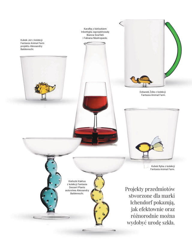 szklane kieliszki marki Ichendorf 