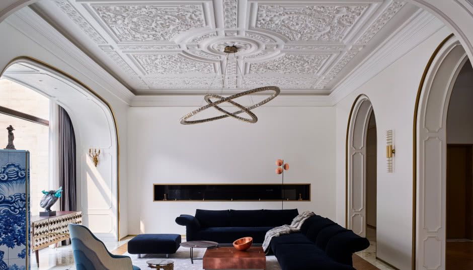 10 pomysłów na aranżację sufitu 