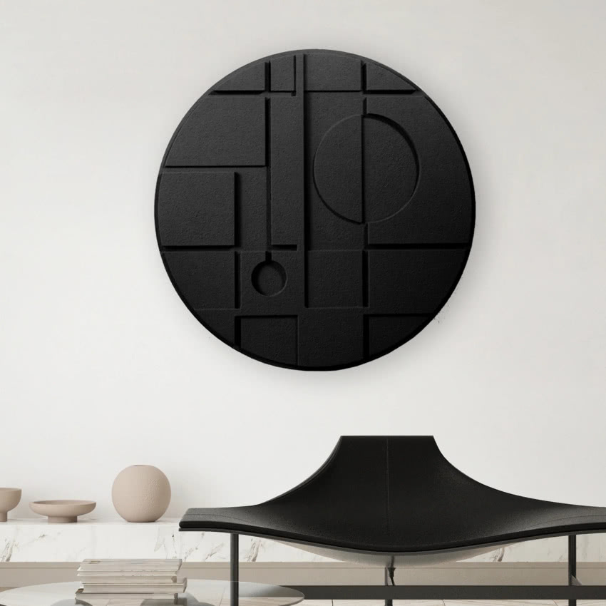 Okrągły relief z kolekcji KOSMOS od LANINI...