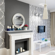 Turkus, fototapety i szczypta Orientu - mieszkanie w Sopocie