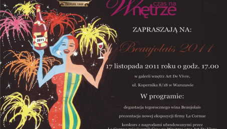 Beaujolais nouveau w Art De Vivre