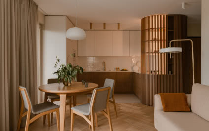 Wnętrze z muśnięciem lat pięćdziesiątych - tu króluje beż!